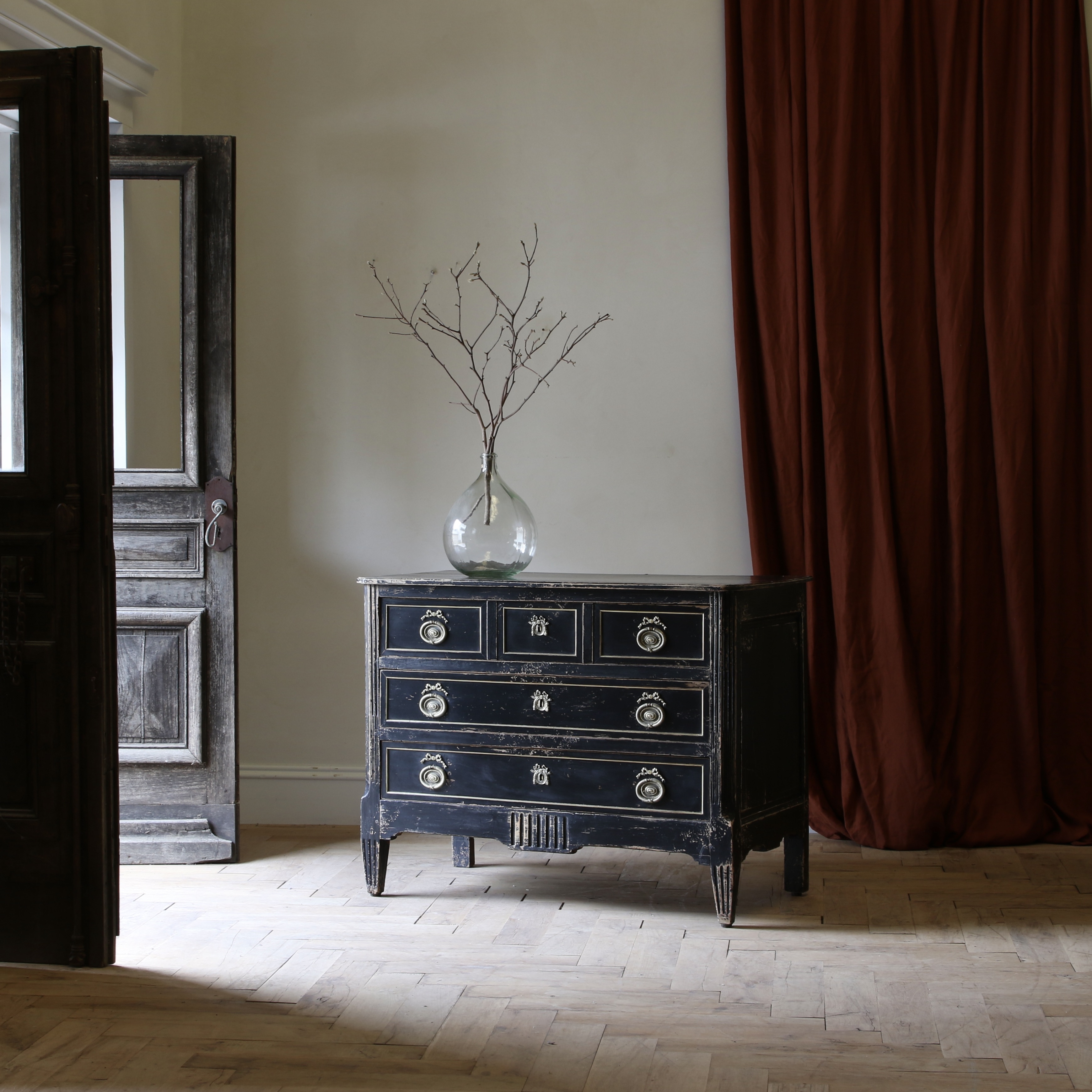 Ebonised Louis XV Period Commode